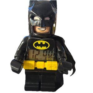 Lego DC Super Heroes Batman Night Light Alarm Clock Working Excellent Cond